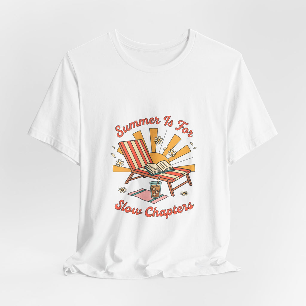 Summer Is For Slow Chapters Tee | summer aesthetic, retro coastal vibes