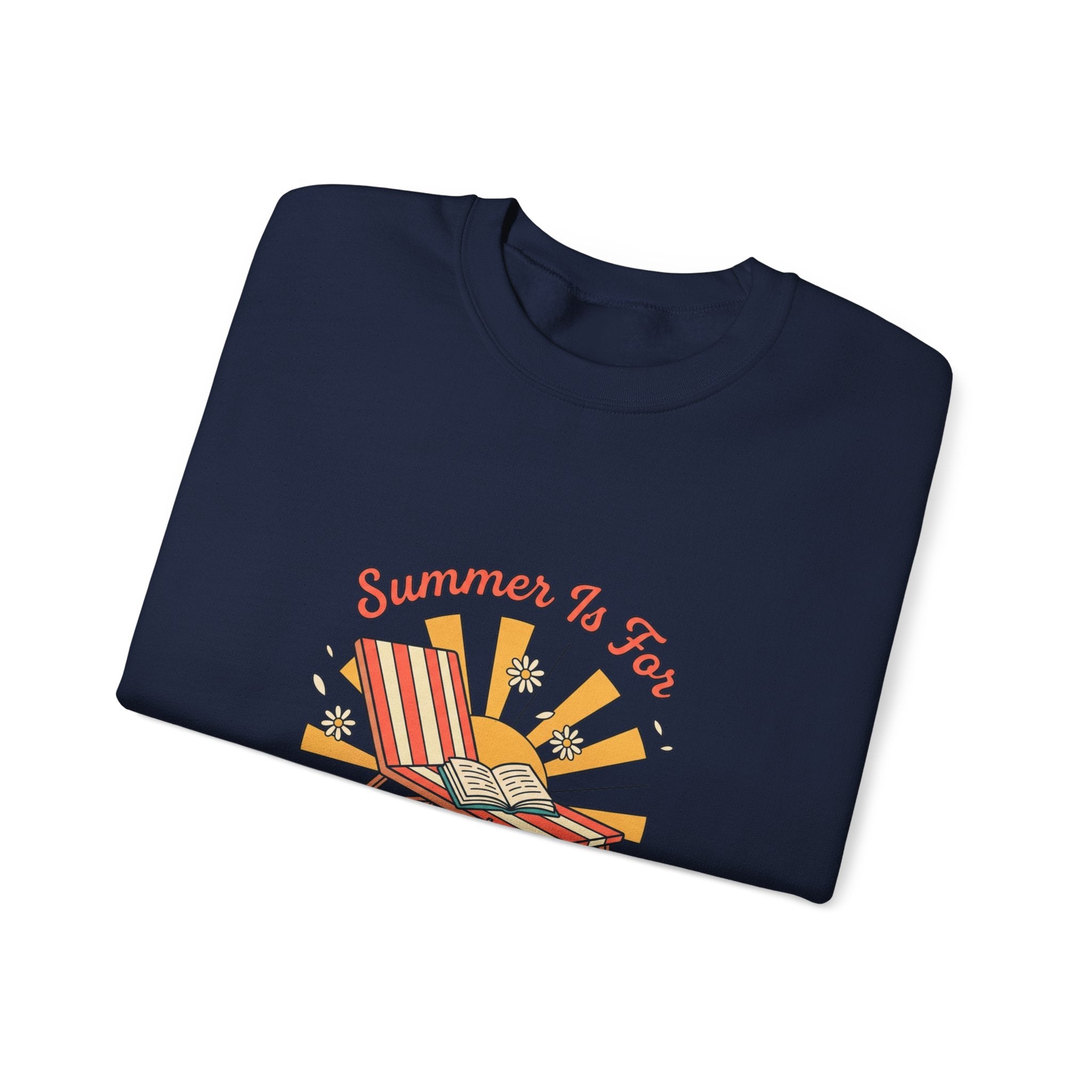 Summer Is For Slow Chapters Crewneck, summer aesthetic, retro coastal vibes