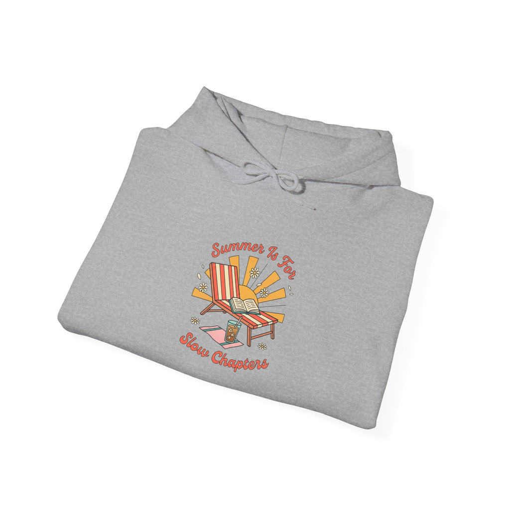 Sunny Beach Chair Illustration Hoodie | summer aesthetic, coastal vibes