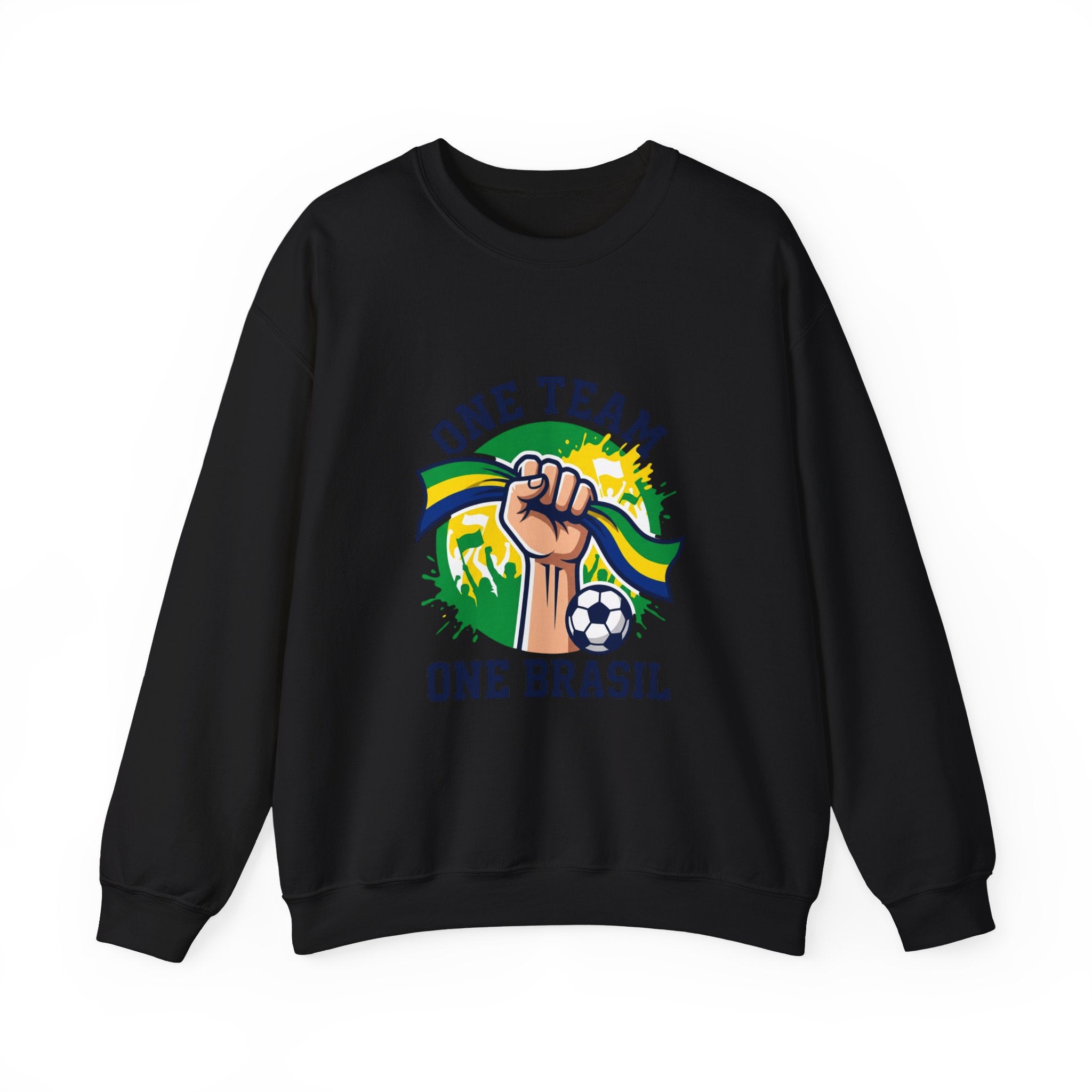 One Team One Brasil Sweatshirt | country pride, retro soccer