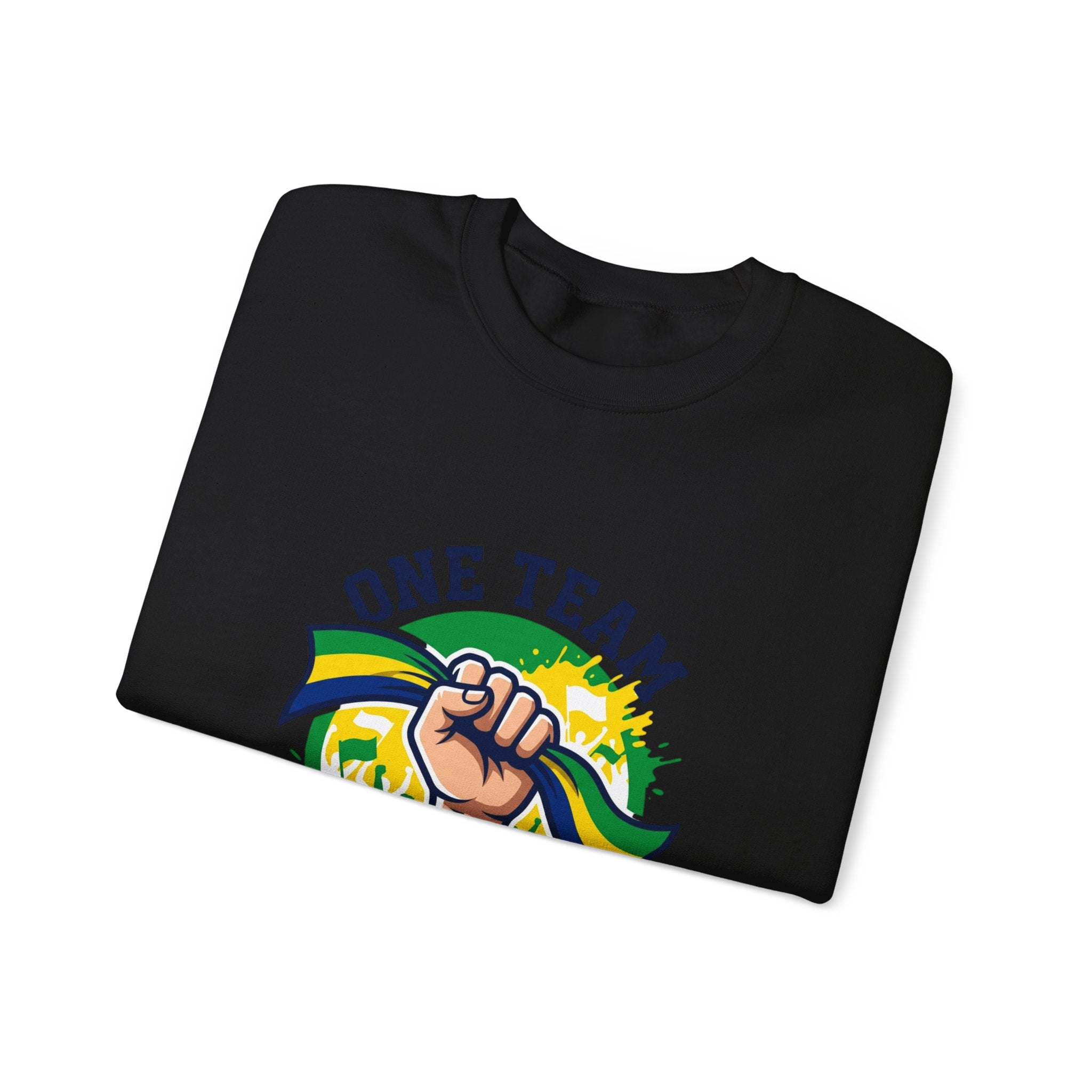 One Team One Brasil Sweatshirt | country pride, retro soccer