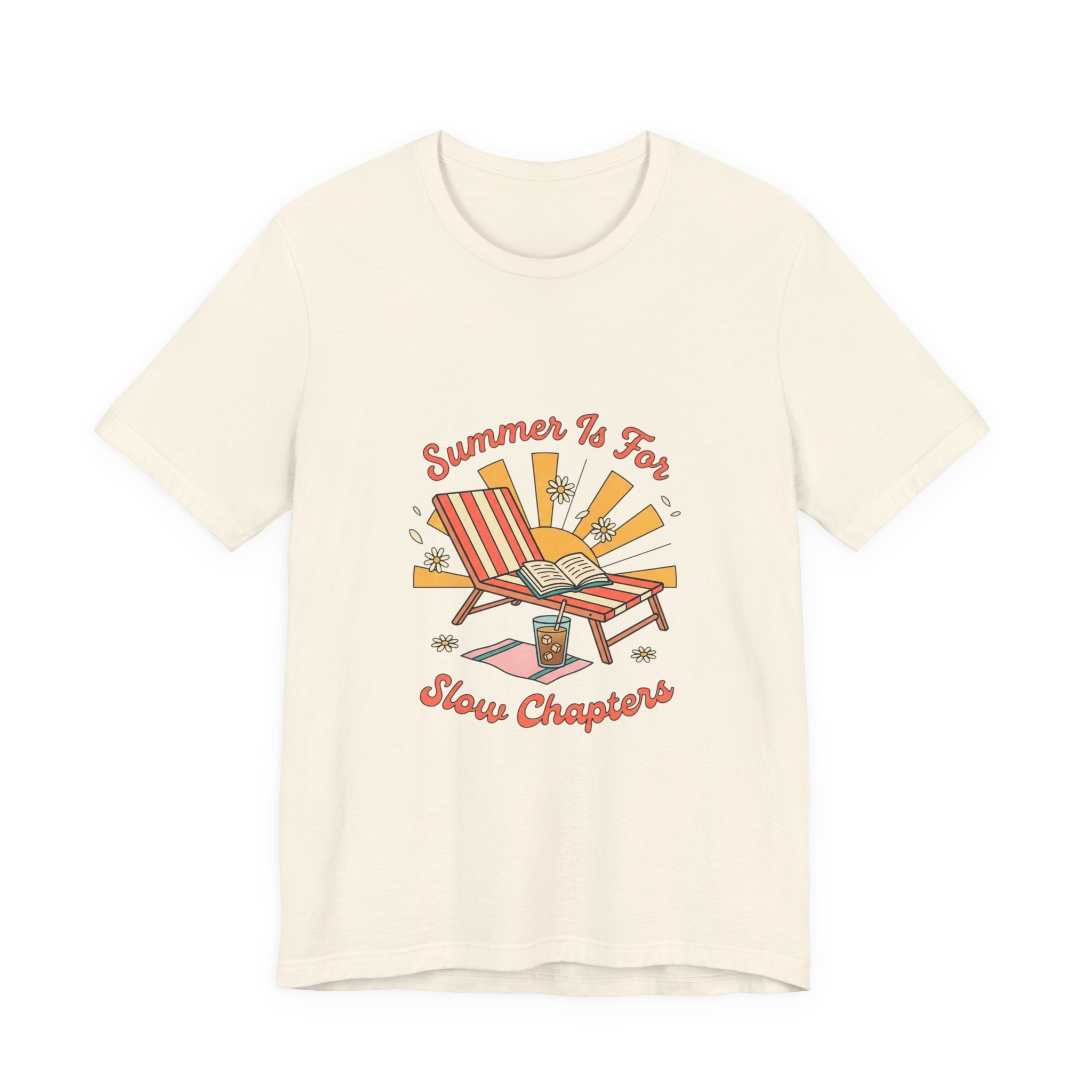 Summer Is For Slow Chapters Tee | summer aesthetic, retro coastal vibes