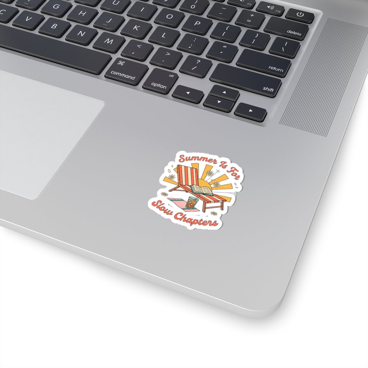 Summer Is For Slow Chapters Sticker | summer aesthetic, pastel coastal vibes