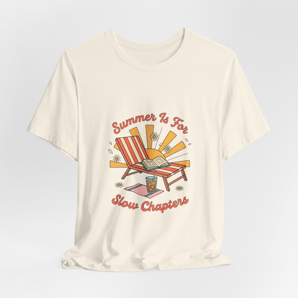 Summer Is For Slow Chapters Tee | summer aesthetic, retro coastal vibes