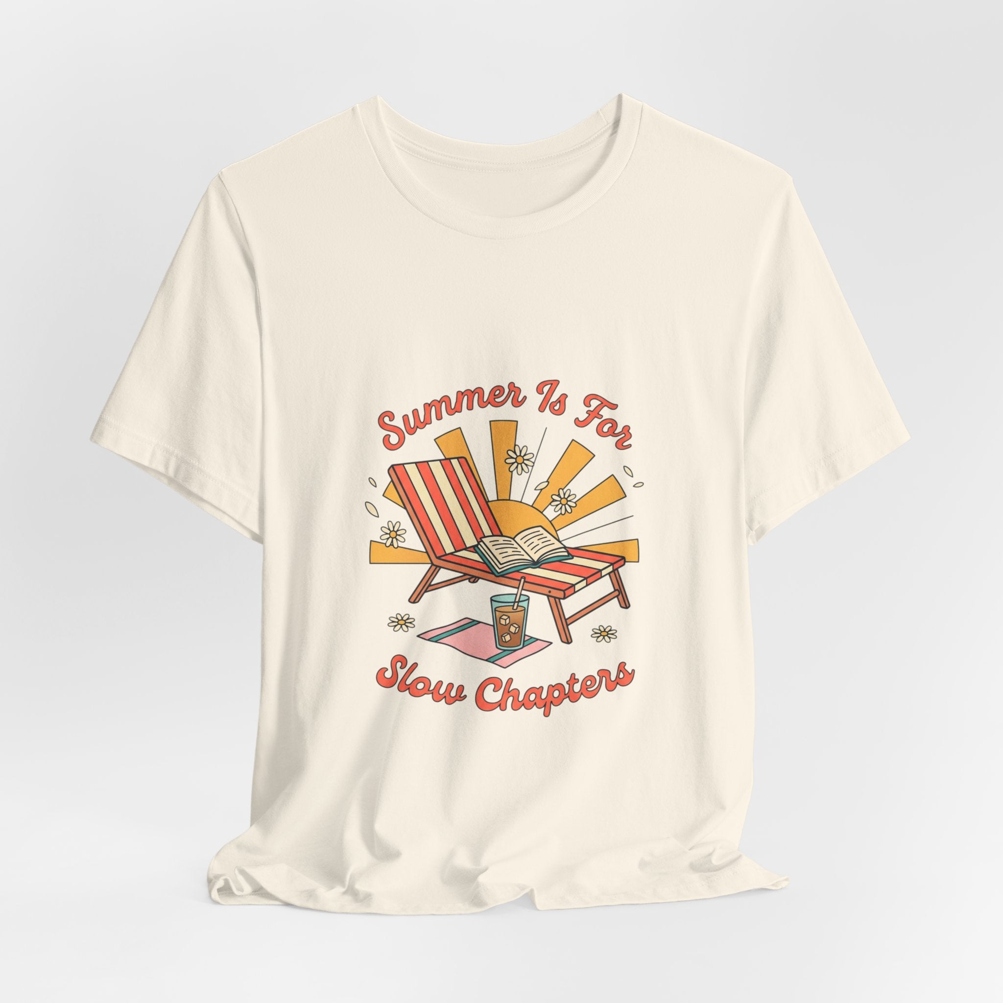 Summer Is For Slow Chapters Tee | summer aesthetic, retro coastal vibes