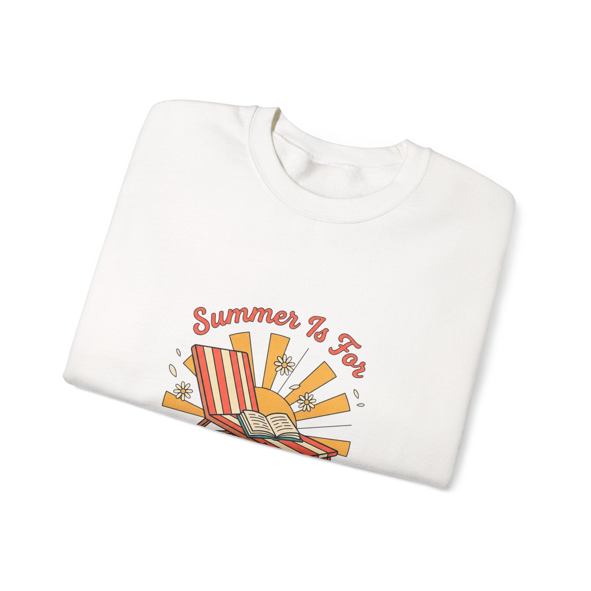 Summer Is For Slow Chapters Crewneck, summer aesthetic, retro coastal vibes