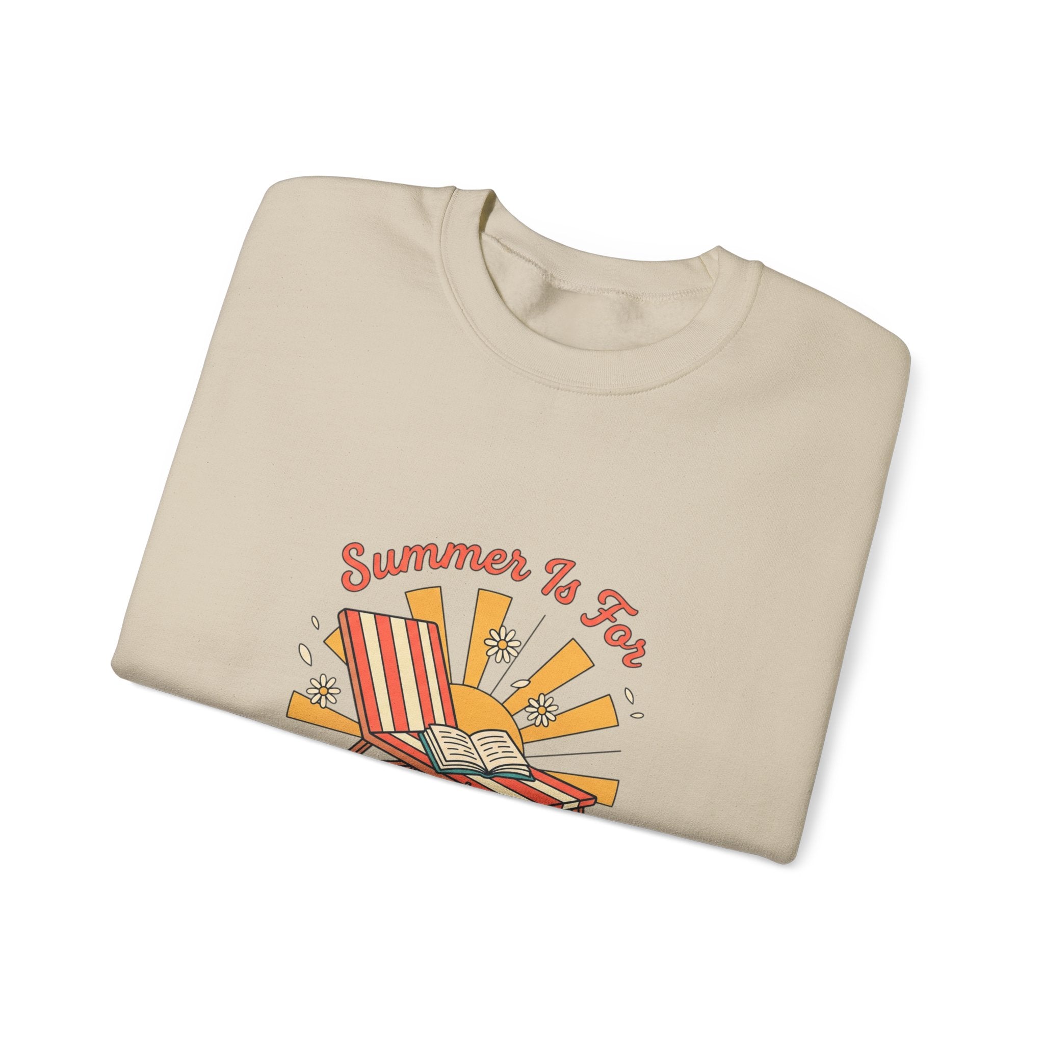Summer Is For Slow Chapters Crewneck, summer aesthetic, retro coastal vibes
