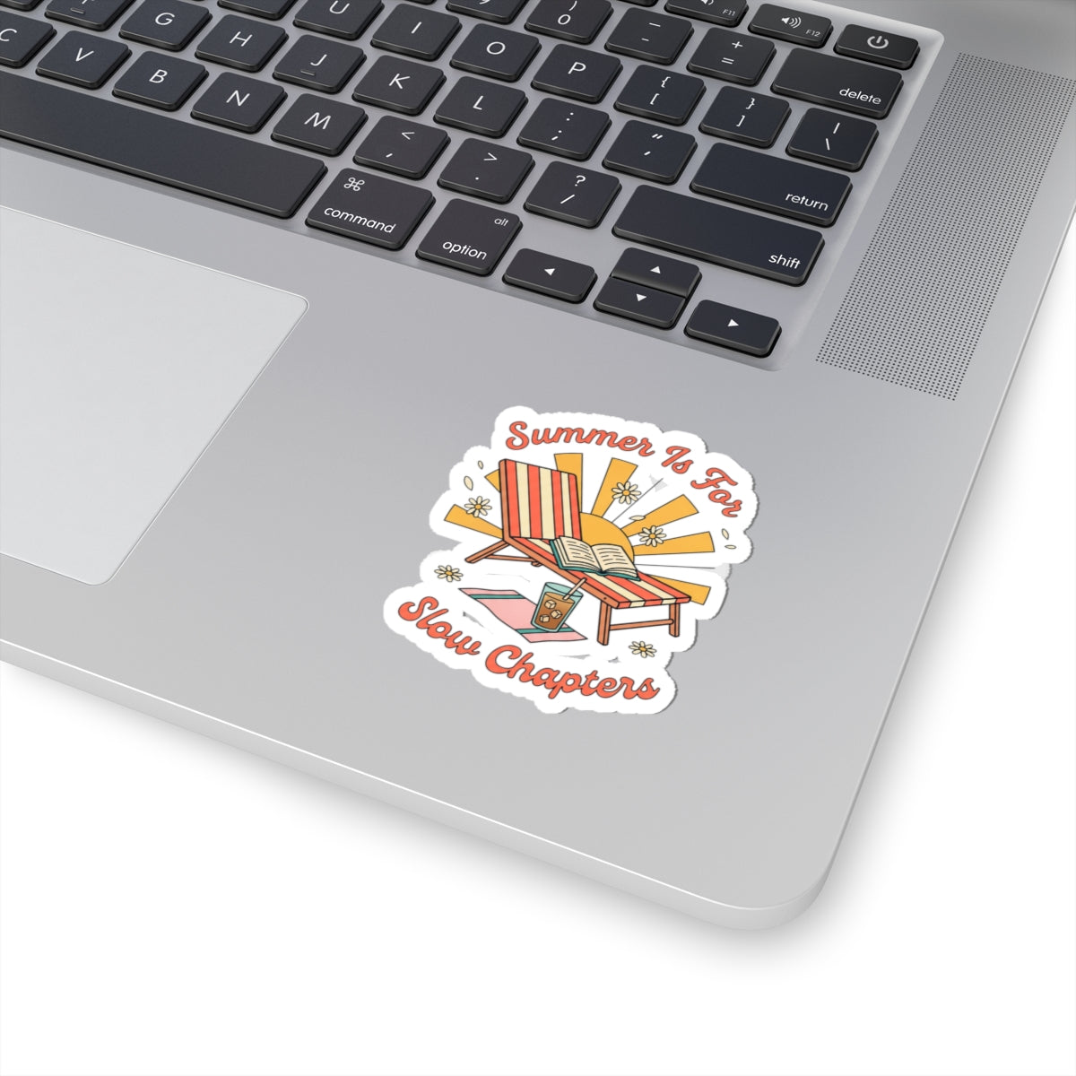 Summer Is For Slow Chapters Sticker | summer aesthetic, pastel coastal vibes