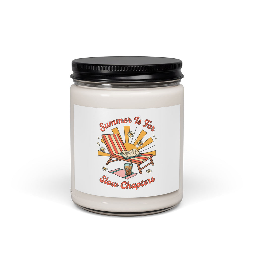 Sunny Coastal Chair Candle, Soy Candle | Summer Aesthetic, Retro Pastel